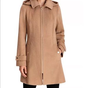 Micheal Kors Wool Brown Coat. Size Xs